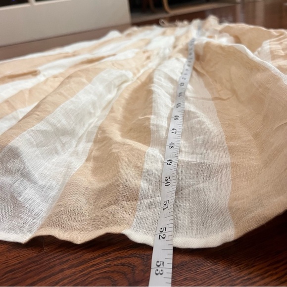 Laude the Label x Madewell tiered organic 100% linen maxi dress with pockets NWT - Picture 11 of 13